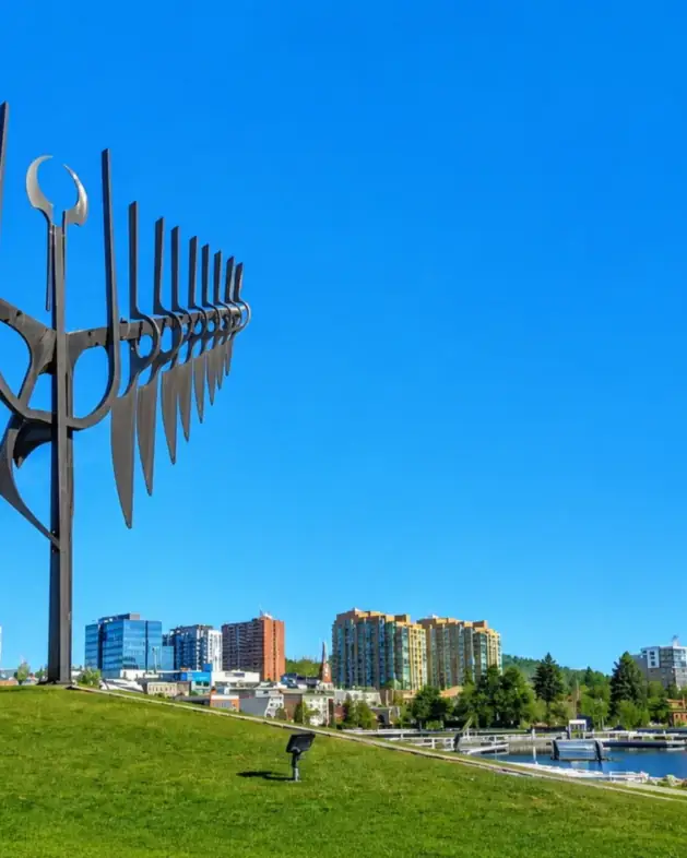 Barrie, Ontario (AI-enhanced image)