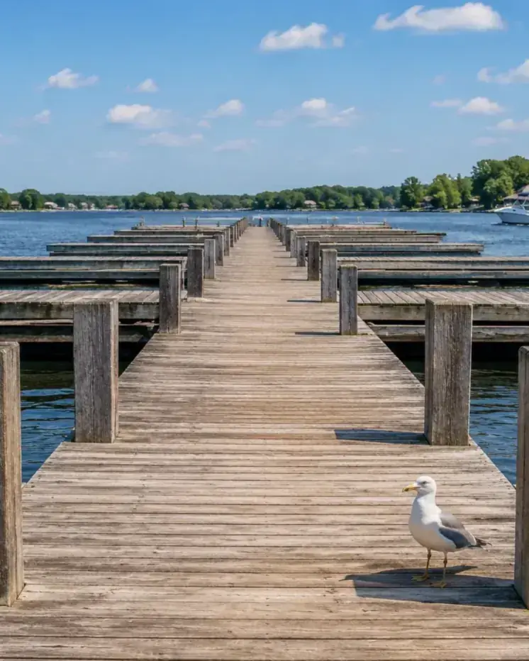 Gravenhurst, Ontario (AI-enhanced image)